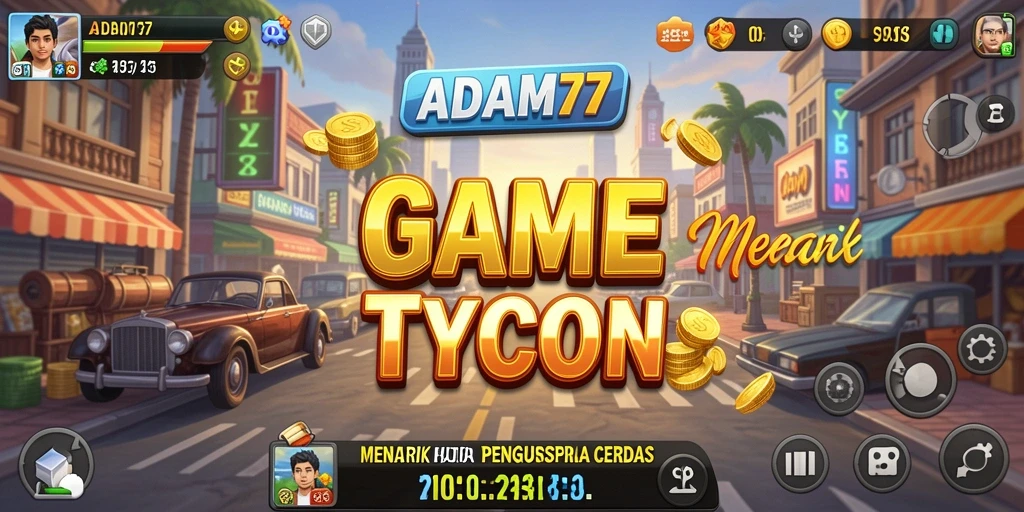 Tampilan menarik dari gameplay ADAM77 yang menantang.