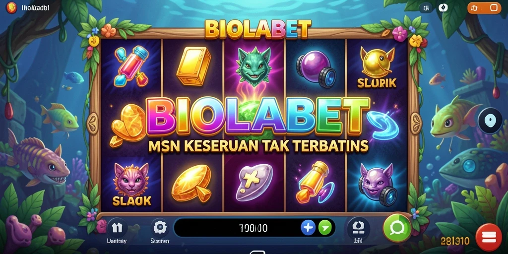 Tampilan gameplay Slot BIOLABET yang menarik dan dinamis.