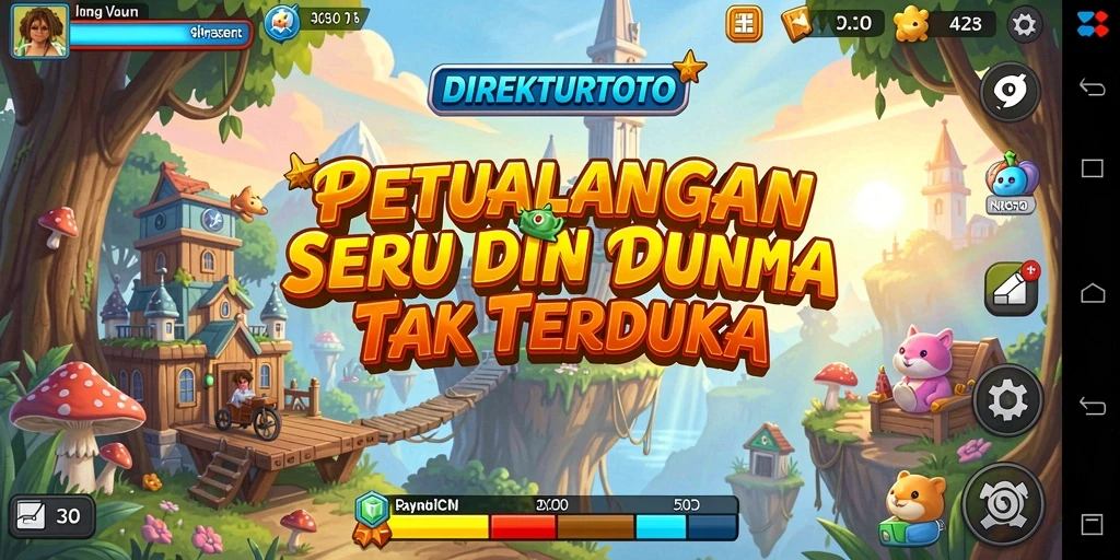 Menampilkan gameplay menarik dan petualangan seru di DIREKTURTOTO.