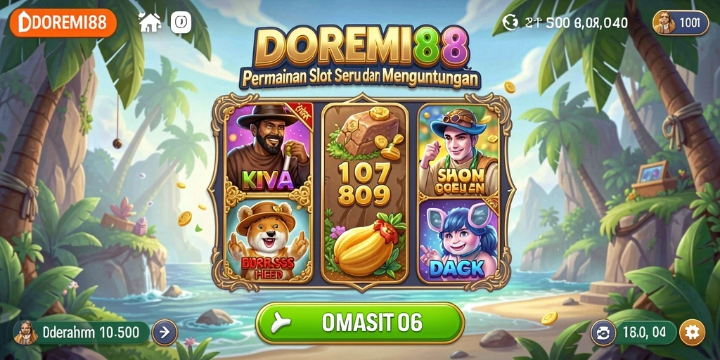 Tampilan gameplay menarik dan fitur bonus di DOREMI88.