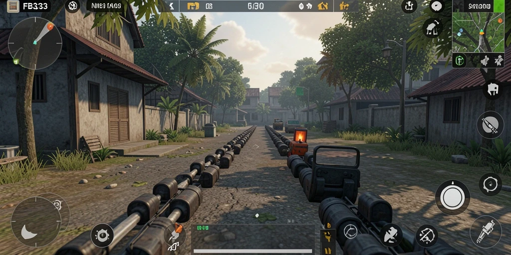 Tampilan gameplay FB333 yang realistis dan interaktif.