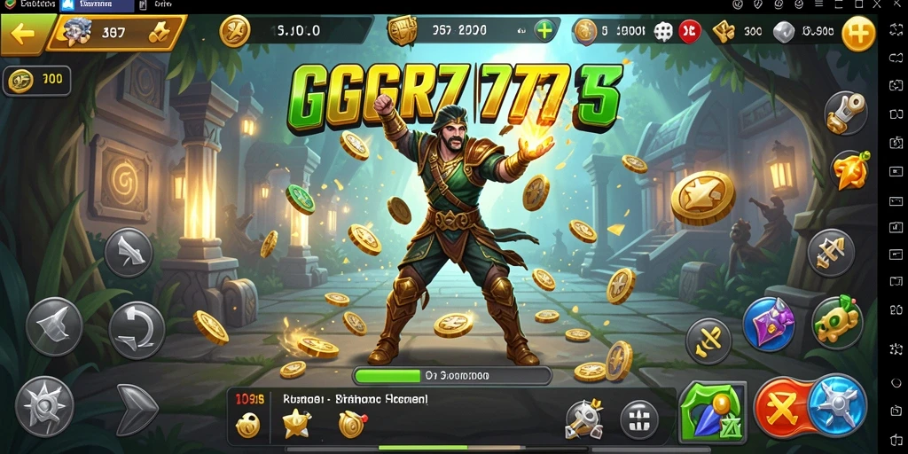 Tampilan gameplay GGR7777 yang dinamis dan menarik.