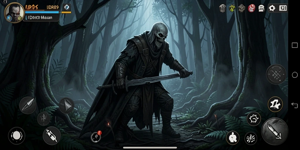 Tampilan gameplay yang menghadirkan suasana Horror mendalam di IDR89.