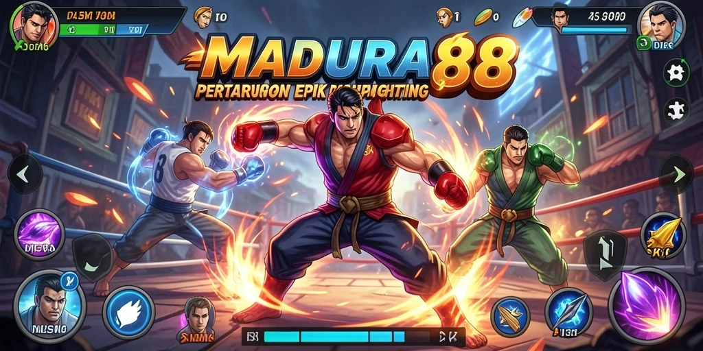 Gameplay mendebarkan di arena pertarungan MADURA88.
