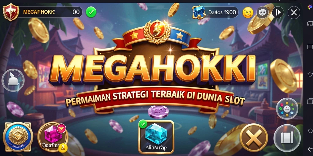 Tampilan menarik dan mendebarkan dari gameplay MEGAHOKI.