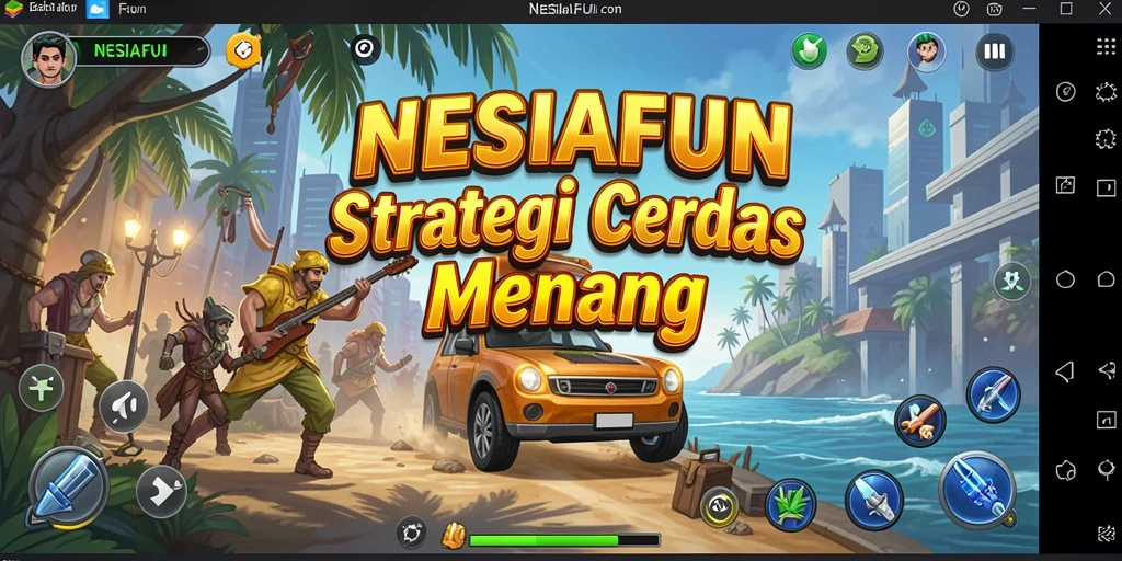 Tampilan gameplay NESIAFUN yang menantang dan menarik.