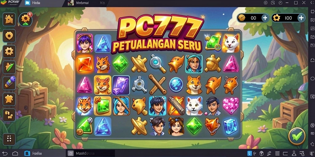 Tangkapan layar gameplay <strong>PC777</strong> menunjukkan aksi seru mencocokkan elemen.
