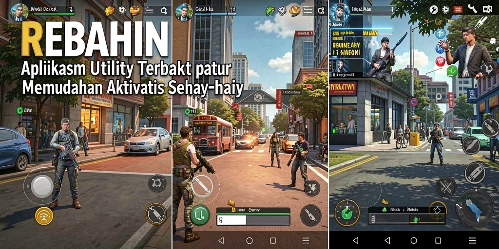 Tampilan antarmuka pengguna REBAHIN yang intuitif dan fungsional.