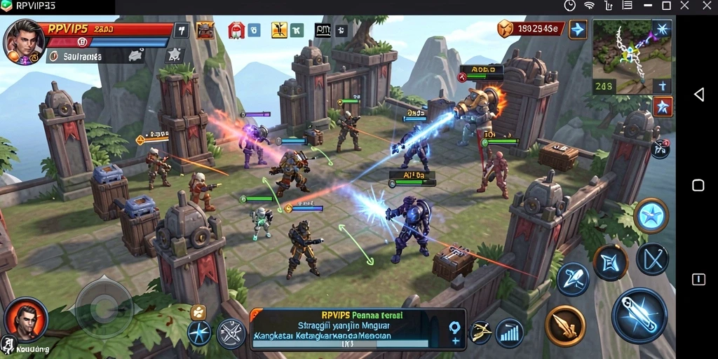 Tampilan menawan dari gameplay RPVIP5 yang memikat.