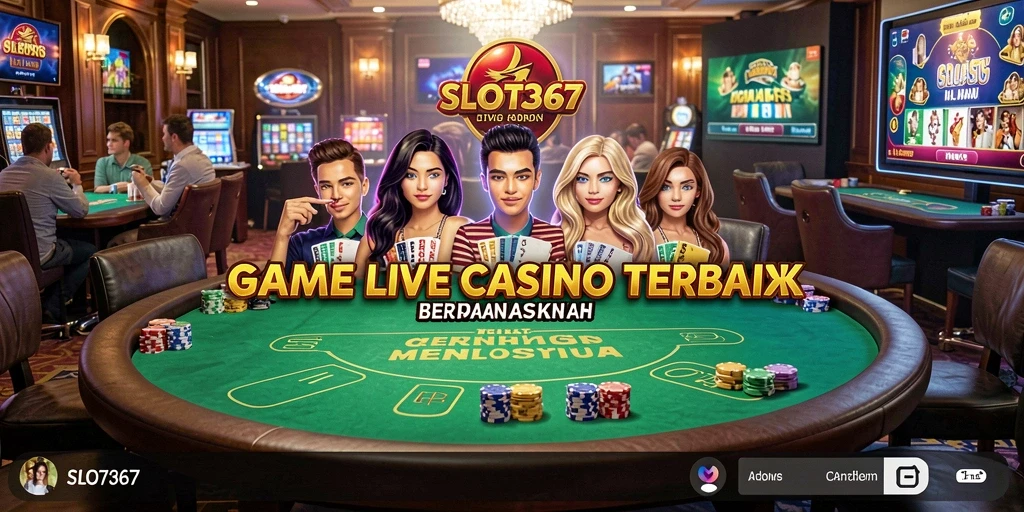 Tampilan gameplay Live Casino di SLOT367 yang menarik dan interaktif.