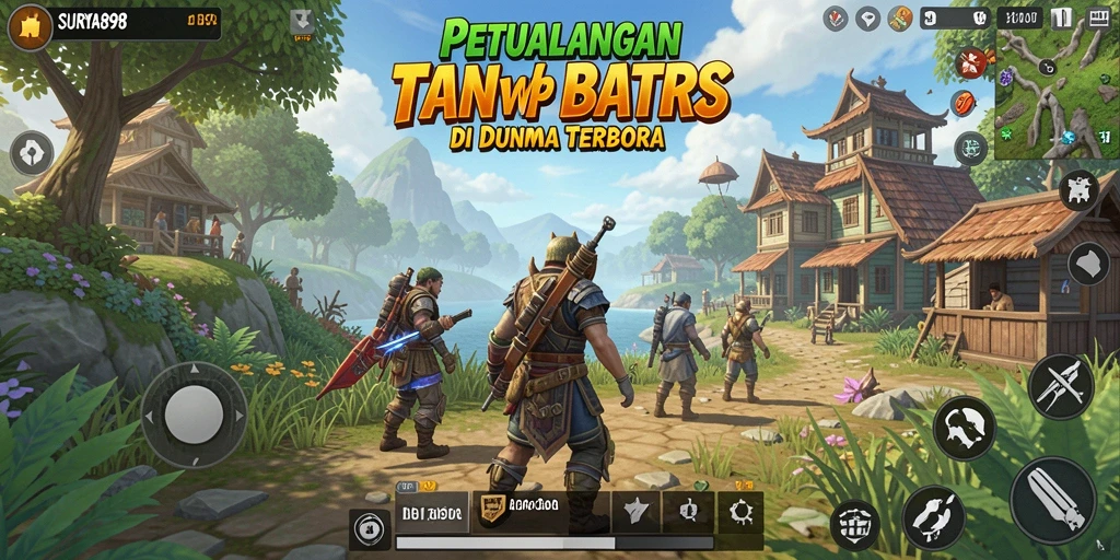 Tampilan gameplay yang menarik dari SURYA898 di dunia terbuka.