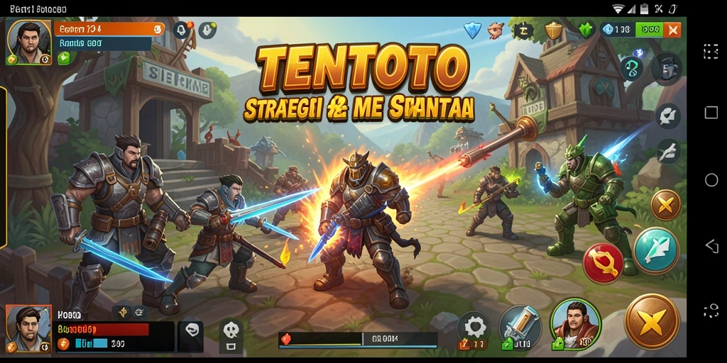 Gameplay menarik TENTOTO dengan elemen strategi yang mendebarkan.