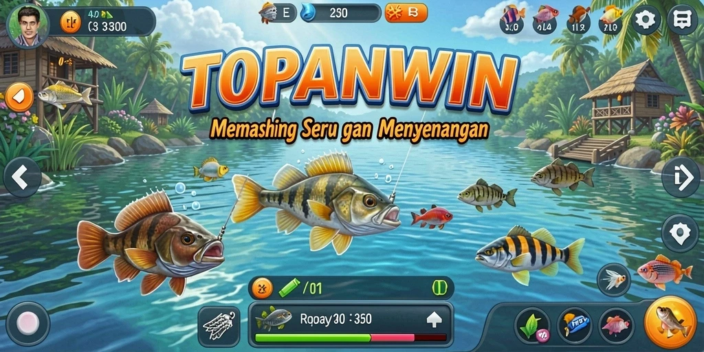 Tangkapan ikan besar dalam permainan TOPANWIN yang seru.
