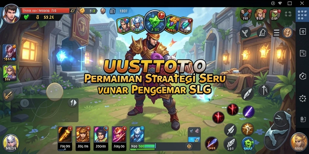 Tampilan gameplay yang menarik dan penuh strategi.