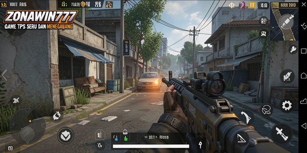 Tampilan gameplay seru dan mendebarkan di ZONAWIN777.